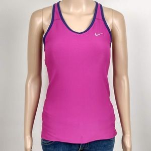 💥 EUC Nike Dry-fit Magenta Racerback Tank Top